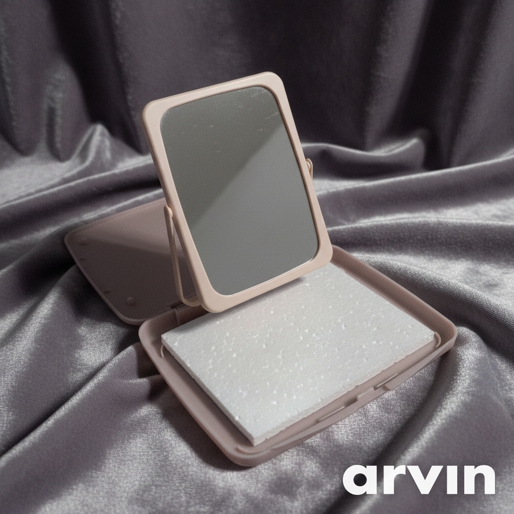 Beige Portable Mirror